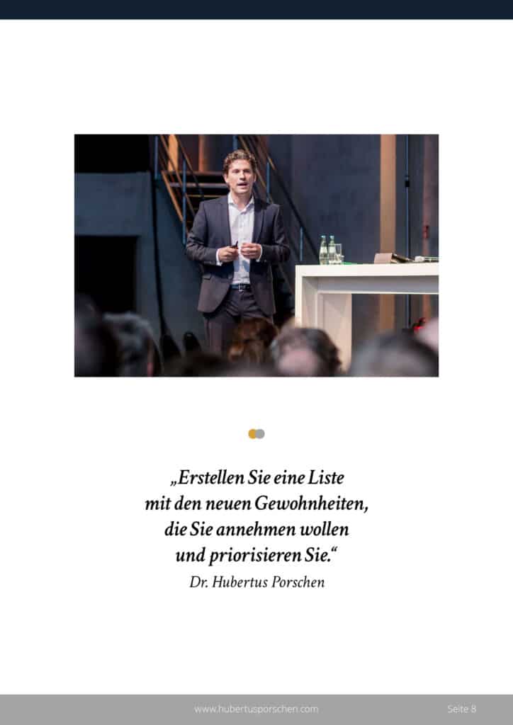 Einblick eBook – Alte Gewohnheiten | Dr. Hubertus Porschen GmbH