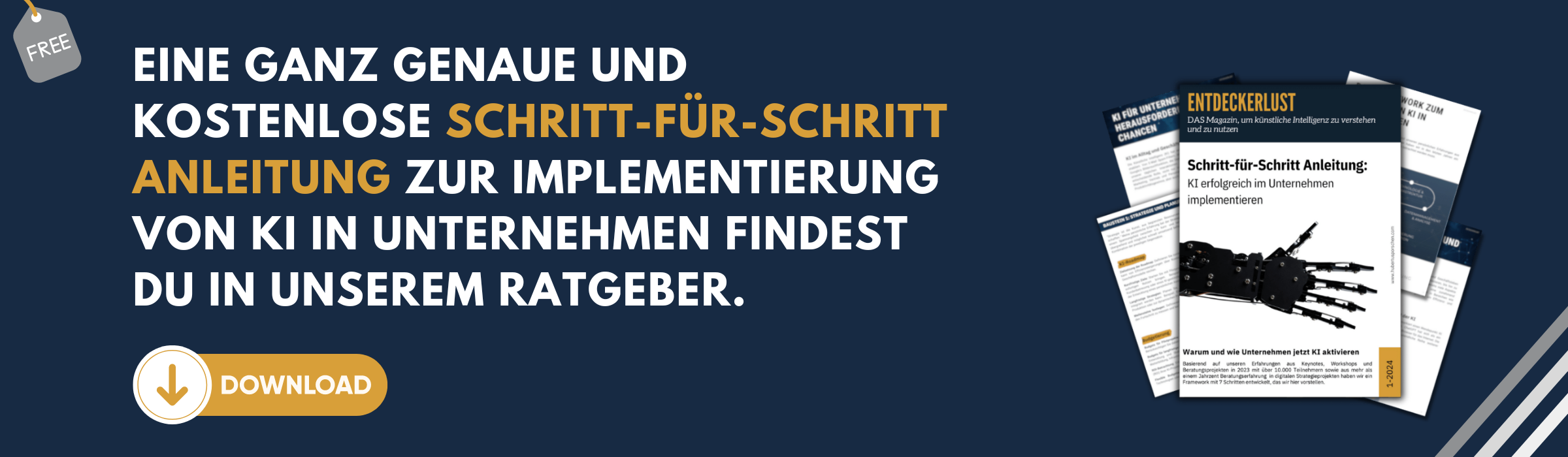 Schritt für Schritt Anleitung KI in Unternehmen